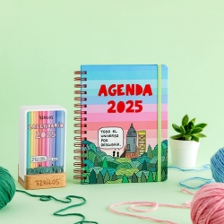 Pack agenda anual semanal + calendario 2025 de 72 kilos