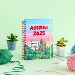 Pack agenda anual semanal + calendario 2025 de 72 kilos